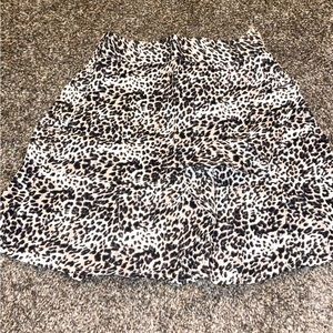 Cheetah print skirt